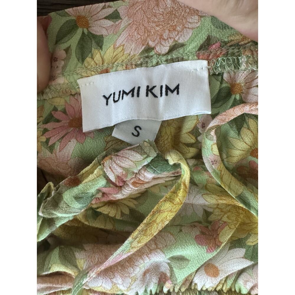 Yumi Kim Maxi Dress Floral Print Frill Sleeve Libby S - Picture 9 of 13